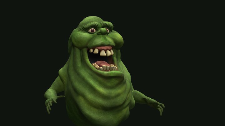 Slimer 3D Model