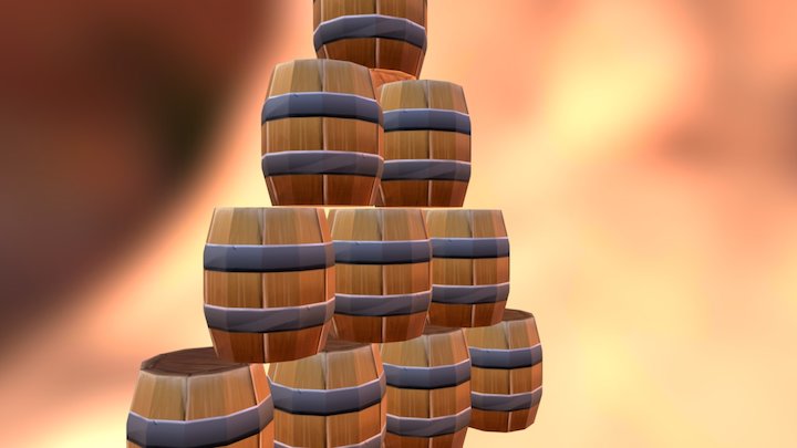 Barrel 3D Model