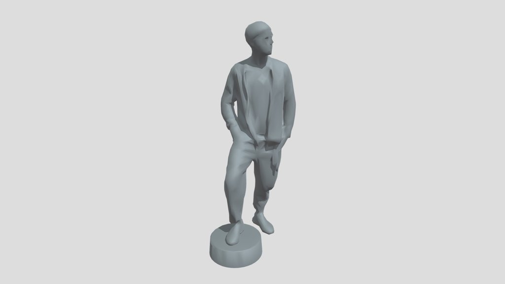 Lowpoly Male Standing