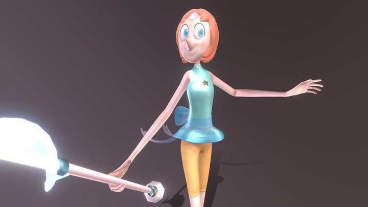 Pearl - Steven Universe - Character Fan Art 3D Model
