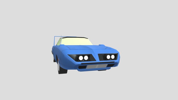 Plymouth Superbird '70 3D Model