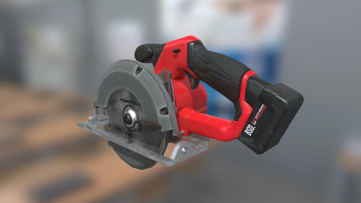 Circular Saw 3D Model