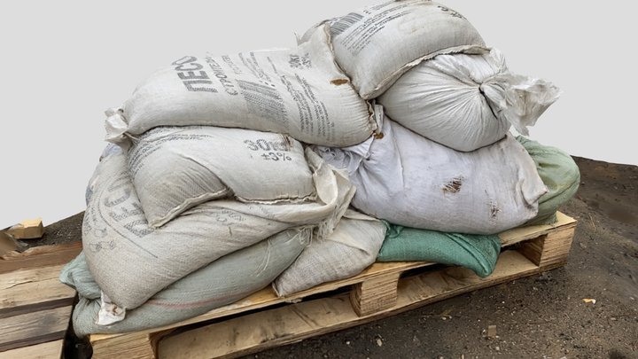 Sandbags 3D Model