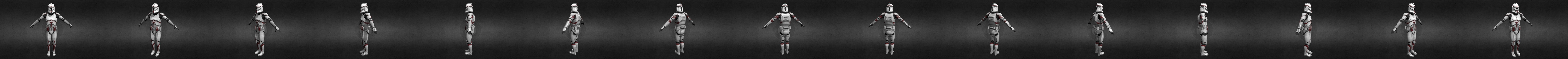 Clone Trooper Phase1 (Coruscant Guard) 3D Model