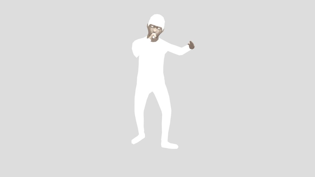 Low Poly Kid Singing