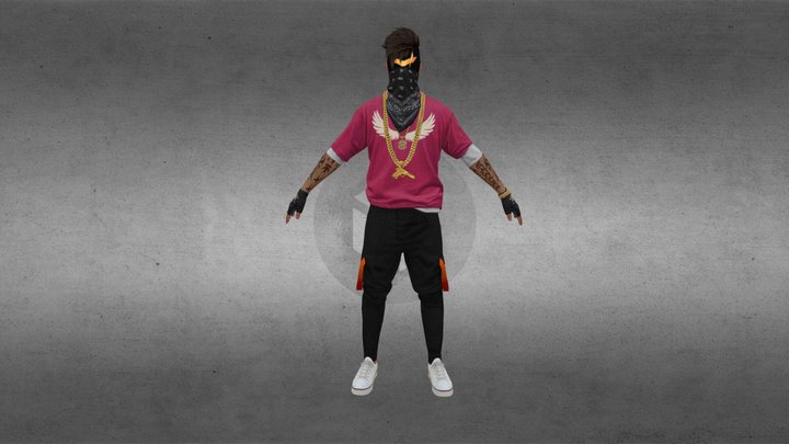 FREE FIRE NEW BUNDLE/WITH BONES – Free 3D Model STL