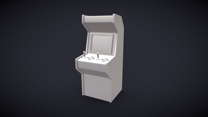 Arcade Maschine Model - Milestone 1 3D Model