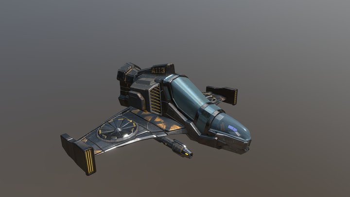 SpaceShip | School 3D Model