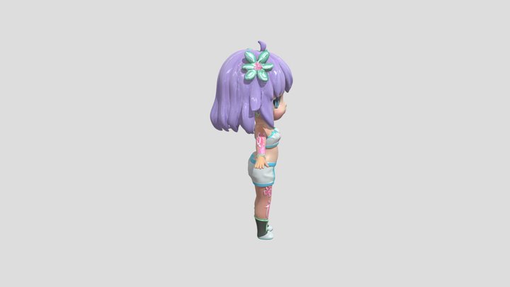 Modelo kawai 3D IA 3D Model