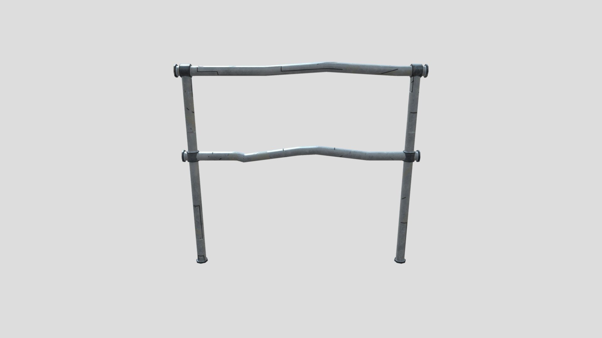 Metal Fence Mid Bent