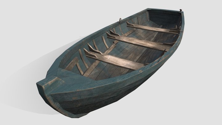 Half Life 2 inspired Boat 3D Model