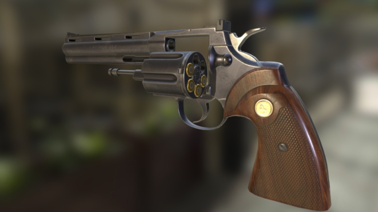 Colt Python - 3D model by hmnd [d1bec9a] - Sketchfab