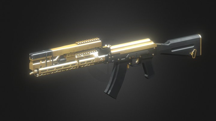 [TACZ] Golden Elysium AK 3D Model