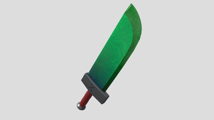 Jade Blade 3D Model