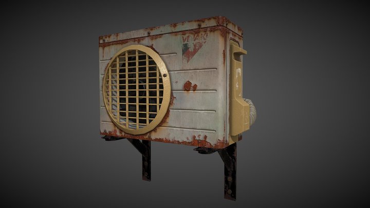 Air Conditioner unit 3D Model