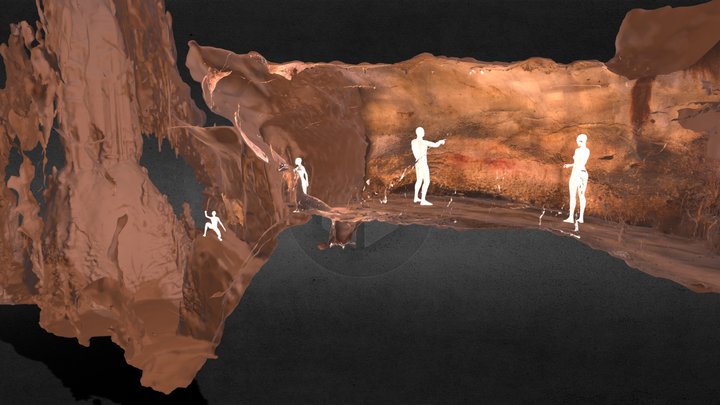 "Salle des Peintures" à Etxeberriko Karbia 3D Model
