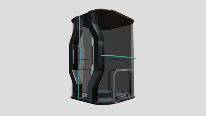 Sci Fi Elevator 3D Model