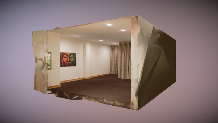 Simple Interior Room for Film 3D Model