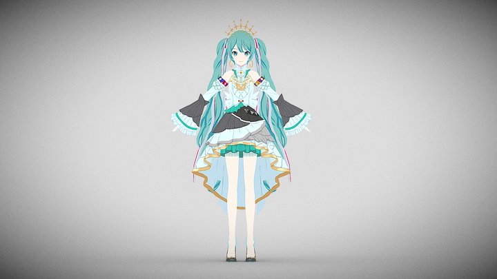Hatsune Miku (Colorful Festival) – Modello 3D gratuito STL