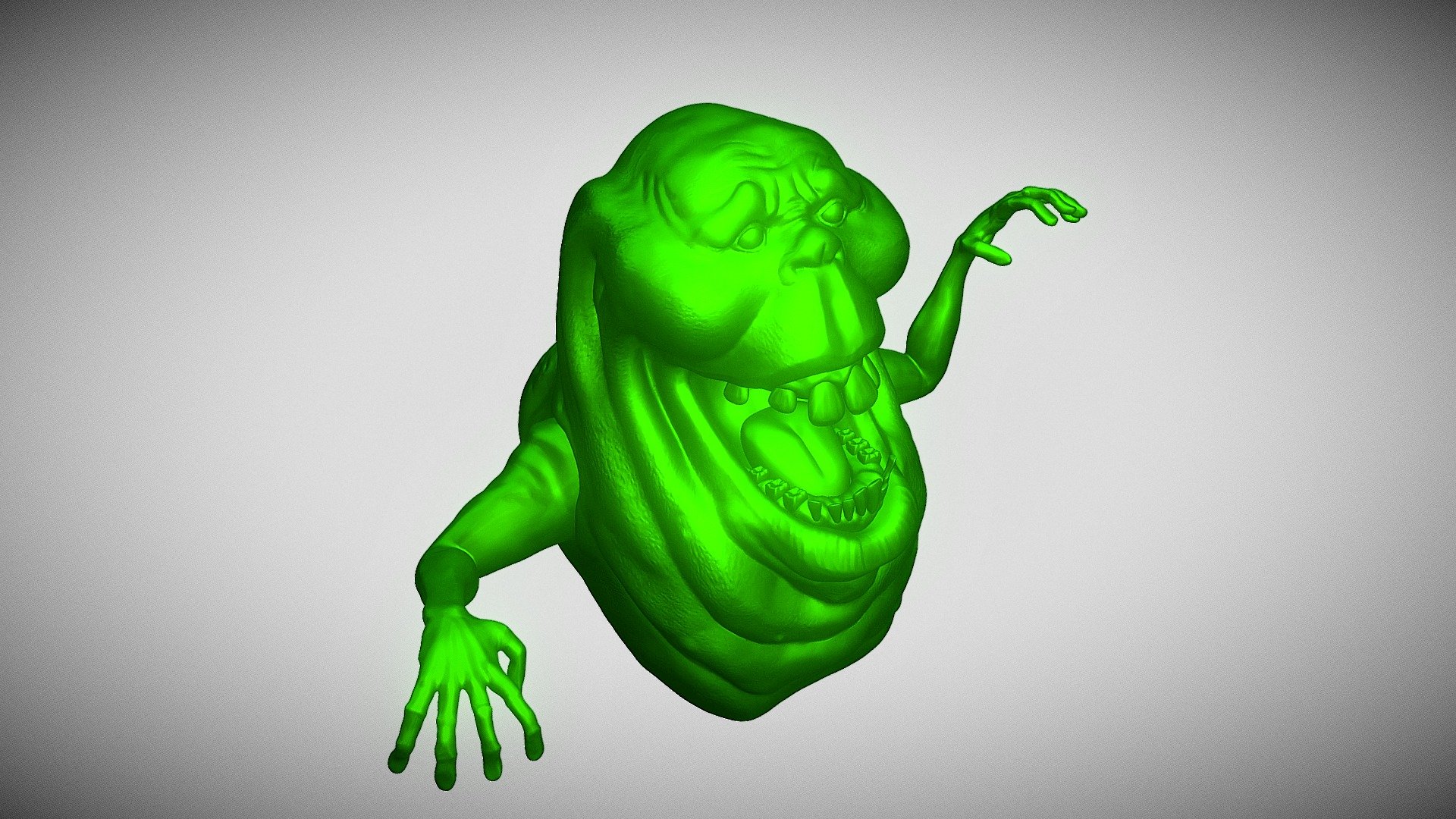 Slimer - 3D model by Thomas.Day [d1c155e] - Sketchfab