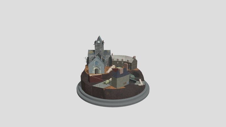 1DAE01 Barrueco Pires Gabriel City Scene 3D Model