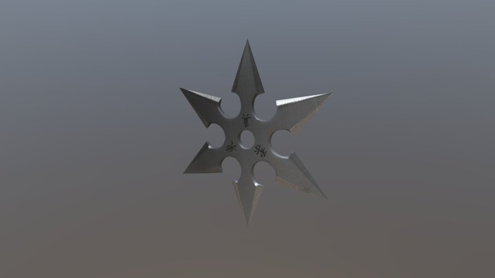 Shuriken 3D Model