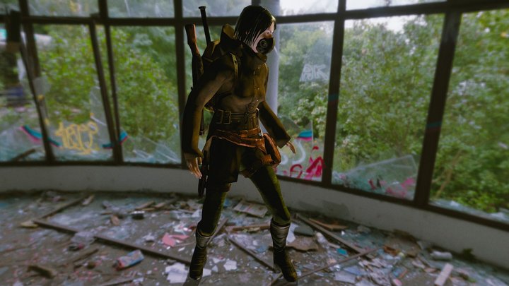 Apocalypse: Geared Survivor [Female] 3D Model