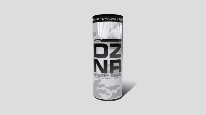 Energy Can Drink 220ml 3D Model