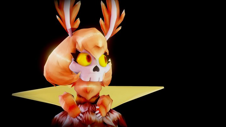 Lahyt the Death Head Moth 3D Model