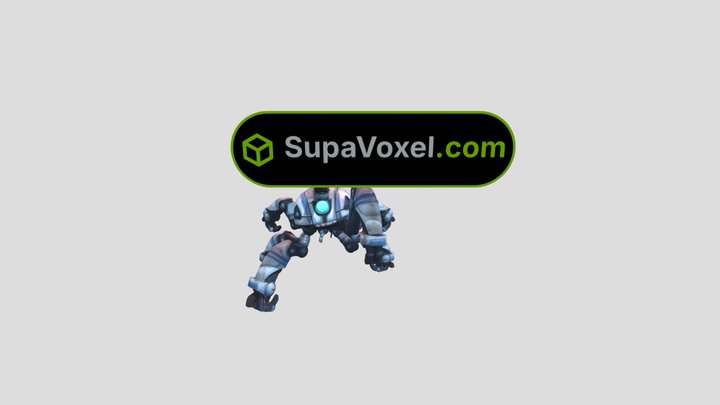 Spider Mech Robot - Meshy 3D vs SupaVoxel