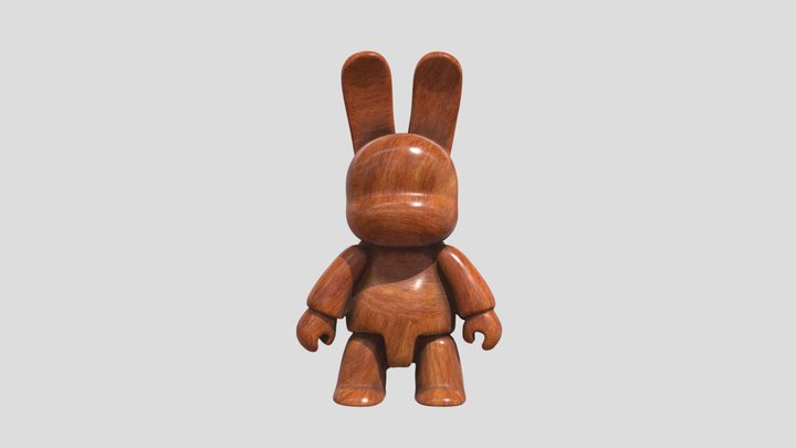 RABBIT_remesh_retopo_painted 3D Model