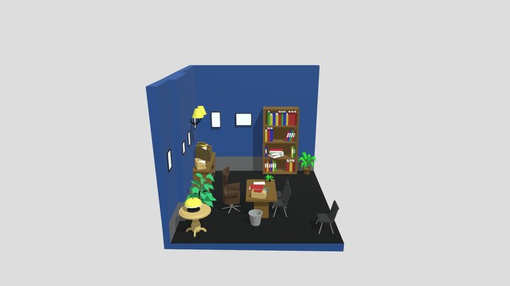Despacho Room 3D Model