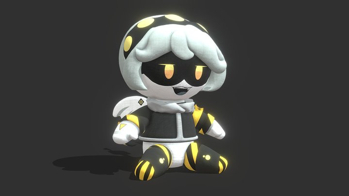 Murder Drones - V Plushie 3D Model