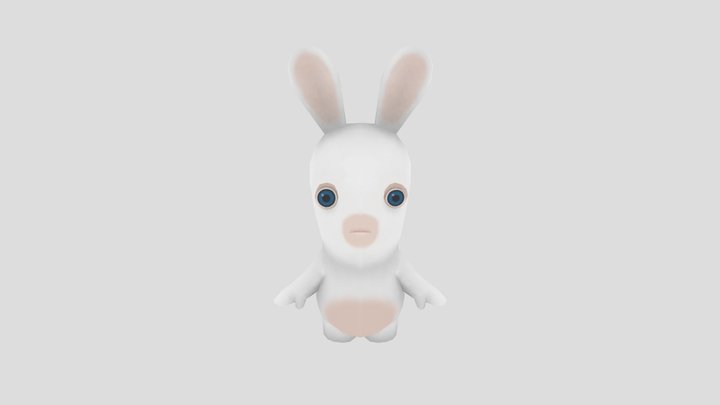 PC _ Computer - Rayman Raving Rabbids - Non-Play 3D Model