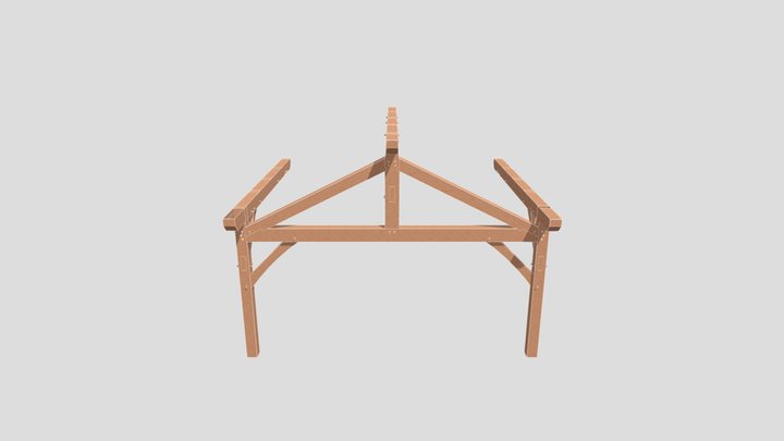 Spreader Beam Truss 3D Model