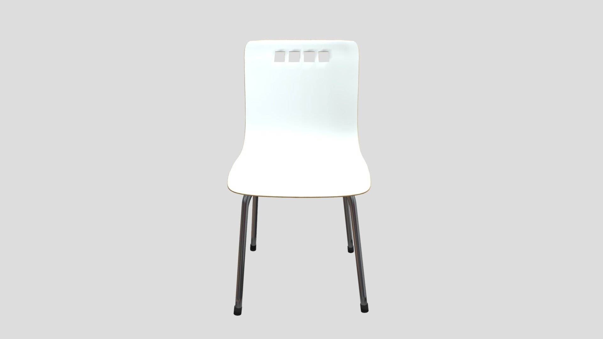 Chair White Download Free 3D model by Kou_sk [d1c649d] Sketchfab