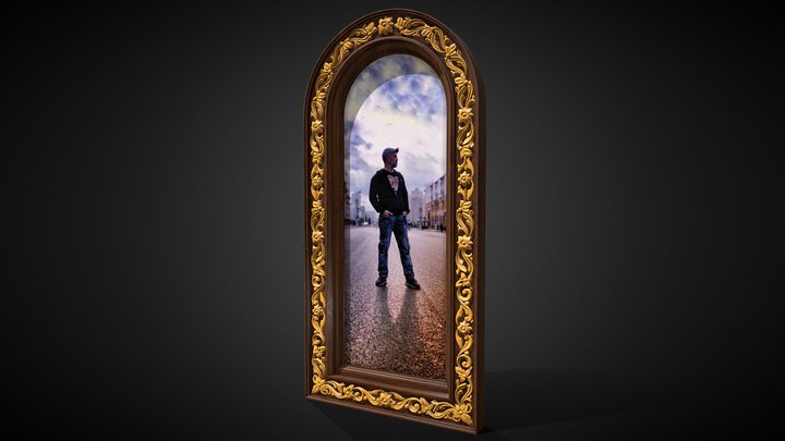 A Kiosk For An Icon Or Painting 3D Model