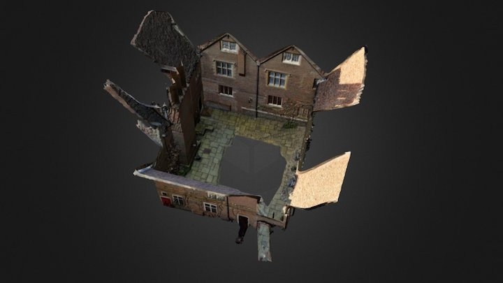 Chawton House - Courtyard 3D Model