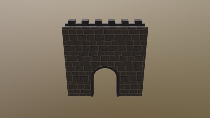 Wall Entrance 3D Model
