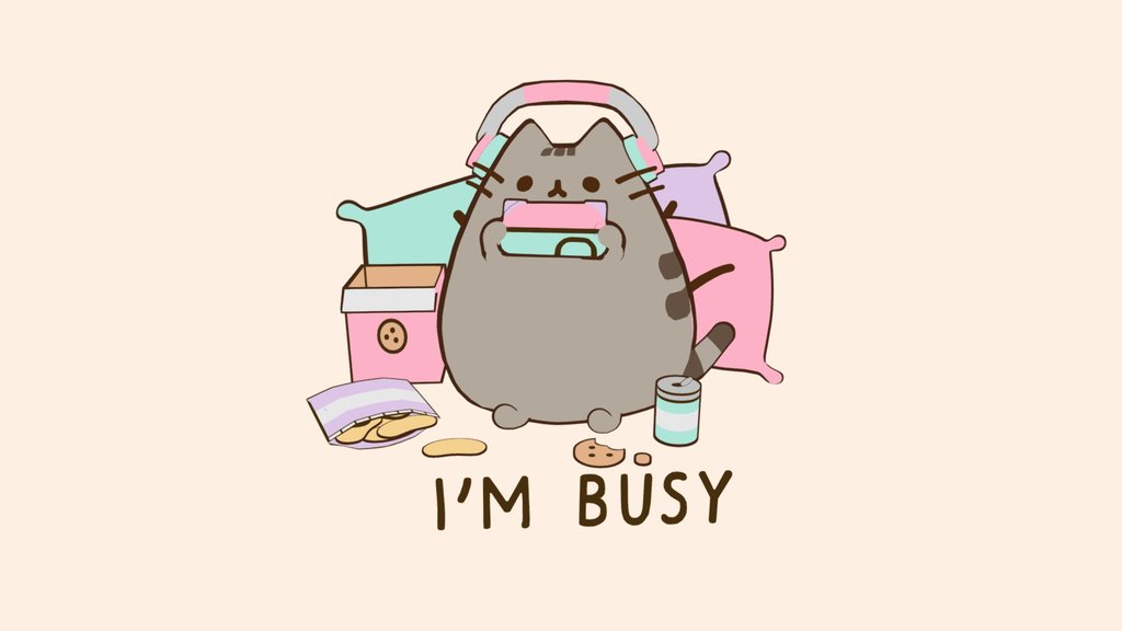Pusheen - I'm busy
