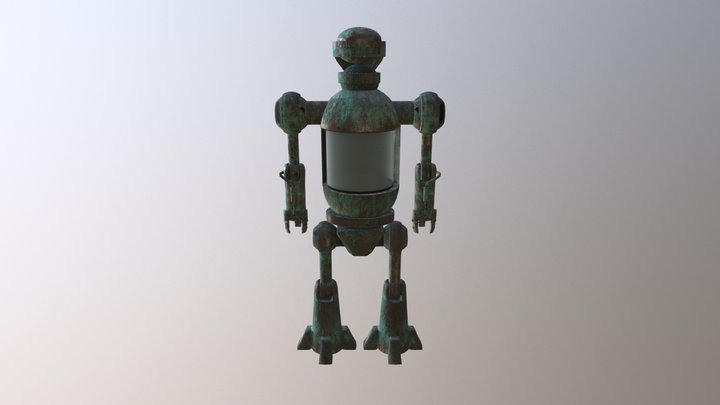 New Robot Textures 3D Model