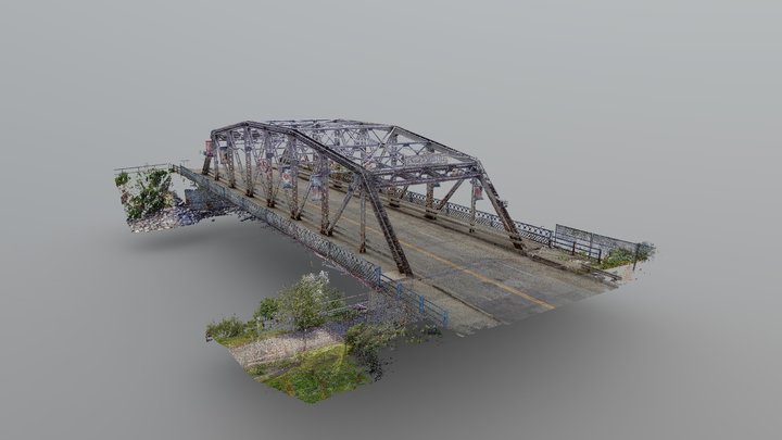 Inglewood Bridge, Calgary, Alberta 3D Model