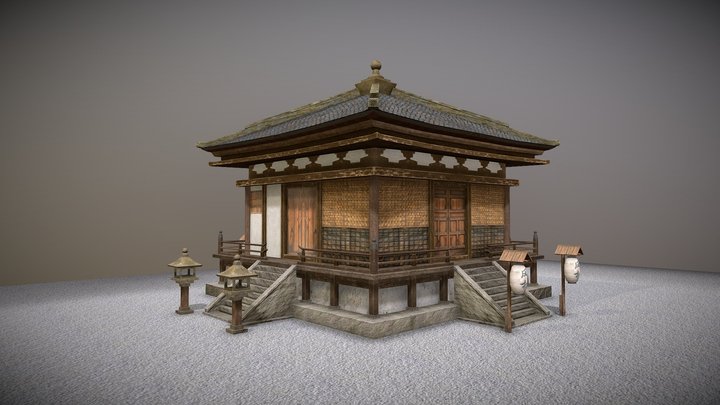 Temple001 3D Model