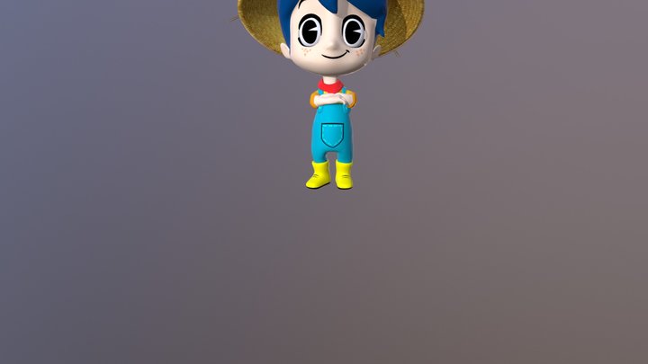 Granjero 3D Model