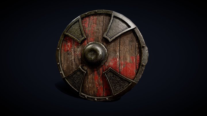 Medieval Shield 3D Model