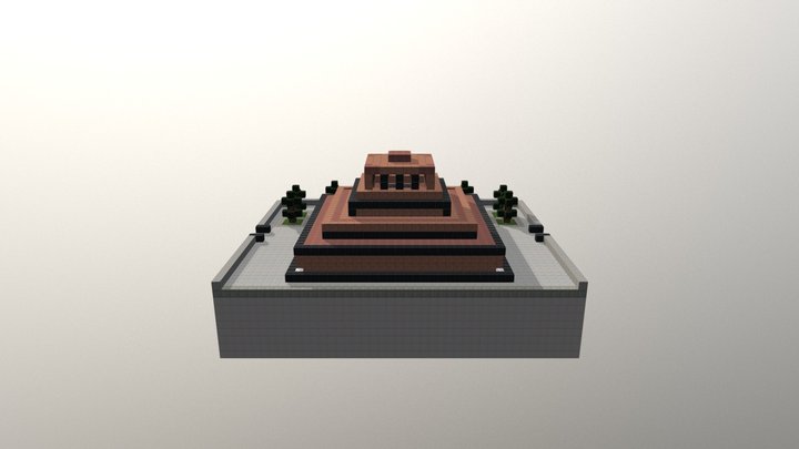 Lenin's mausoleum Moscow 3D Model