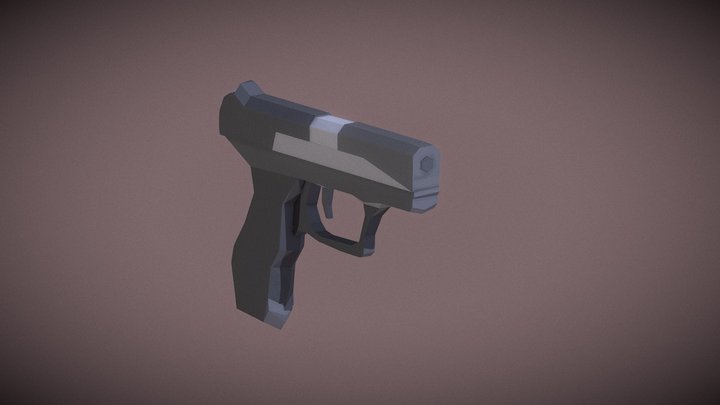 Low-Poly: Walther P99 3D Model