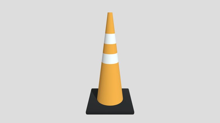 Traffic Cone 3D Model