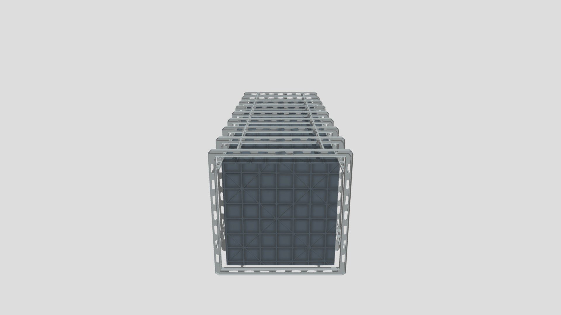 Cargo Container With Frame Low Poly - Download Free 3D model by ...