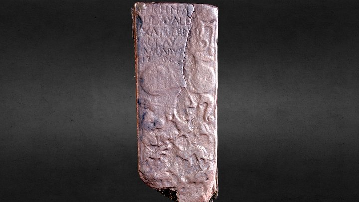 Pictish Cross Stone nr Dingwall newly discovered 3D Model